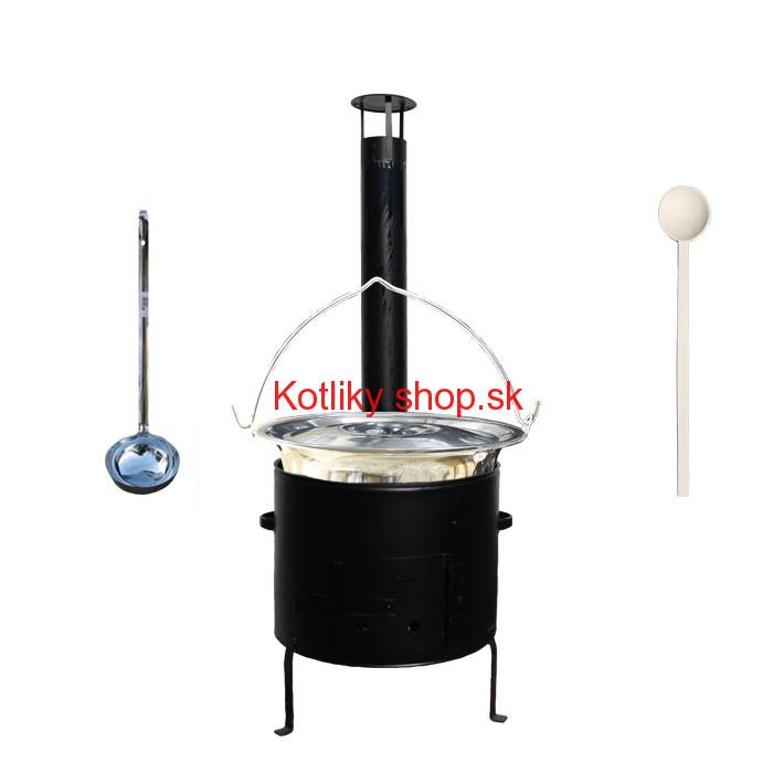 Kotlíkový set 45 Smalt party + antikorový kotlík 30 L.(1,2 mm)