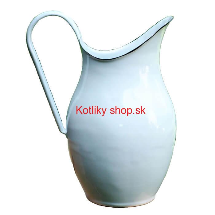 Smaltovaná krhla 2 L ČERVENÁ
