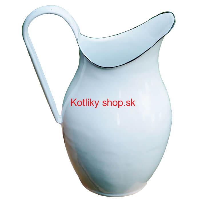 Smaltovaná krhla 2 L ČERVENÁ