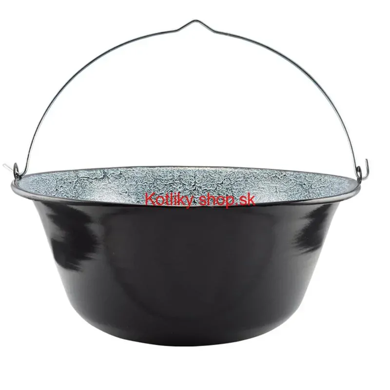 Smaltovaný kotlík 20 L + kovová kotlina 42 KOV