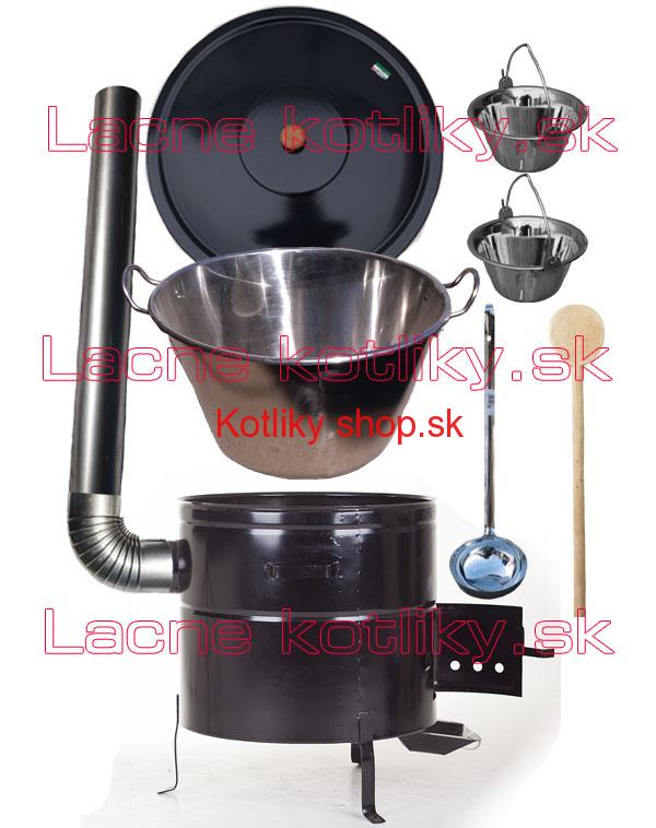 Zabíjačková nerezová súprava 80L MAX + 2 servírovacie kotlíky