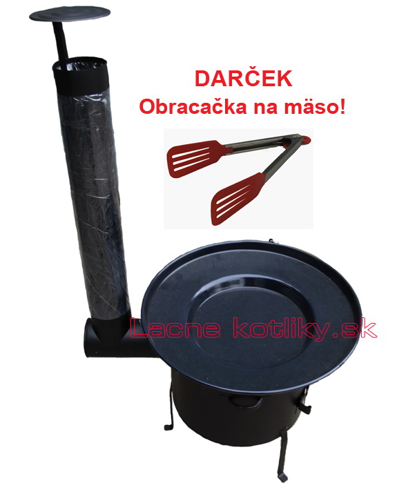 Grilovacia panvica s retiazkou + kotlina 39 cm