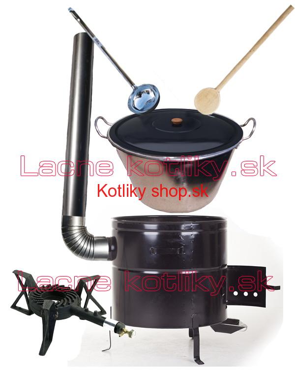 Zabíjačková nerezová súprava 50L MAX + liatinový horák 7,5 kW