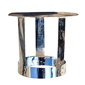 Nerezová strieška na dymovod INOX