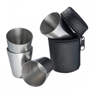 Turistické poháre v puzdre 4 ks 1,5 dl 4 ks