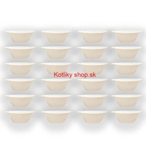 Sada 24 ks: Plastová miska na fajnový kotlíkový guláš a polievky – 750 ml