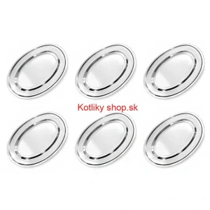 Nerezové podnosy pre catering – set 6 ks (45,5cm) - Servíruj s istotou a štýlom