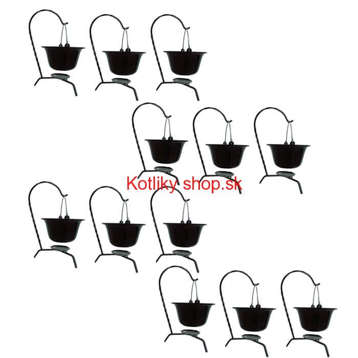 Servírovacia súprava SMALT BLACK 12 ks