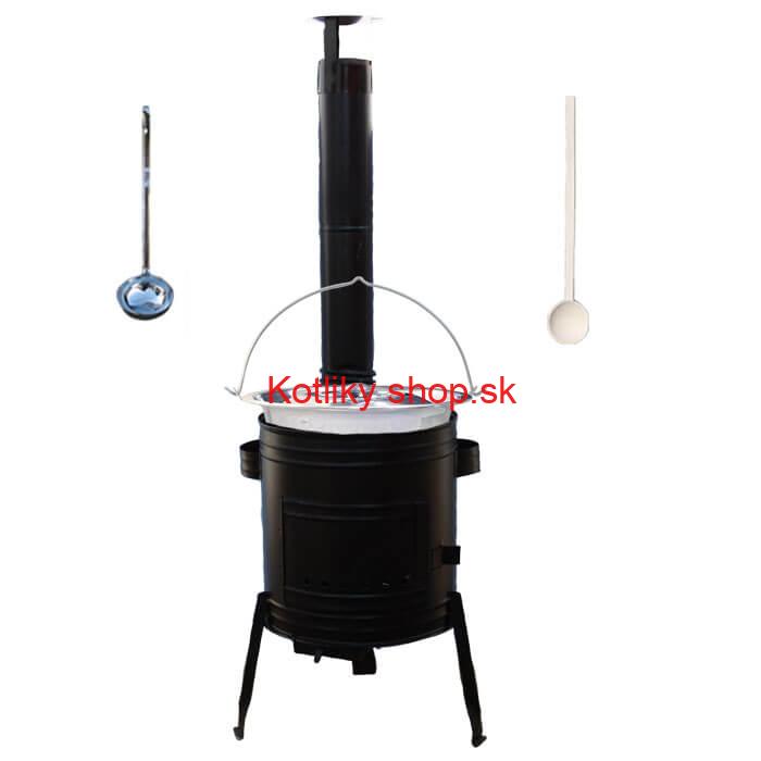 Antikorový kotlík 20 L (0,8 mm) + kovová kotlina 39 CLASSIC (KOV)