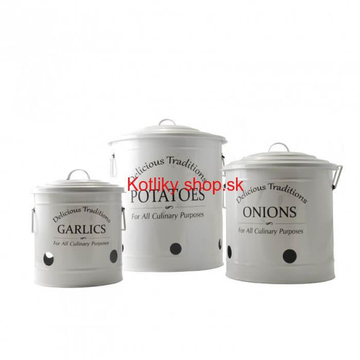 Nádoby (boxy) na skladovanie zeleniny 3 ks