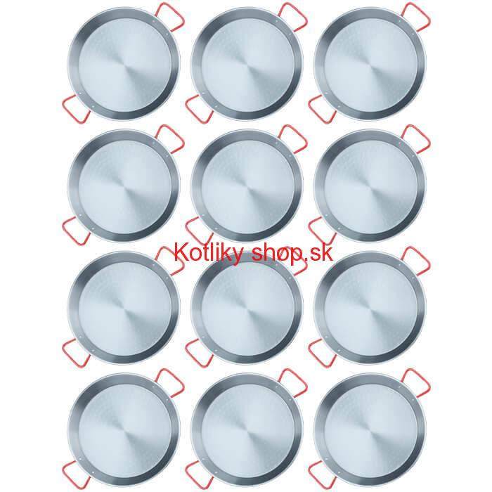 Paella Tapas catering 20 cm – 12 ks oceľových panvic