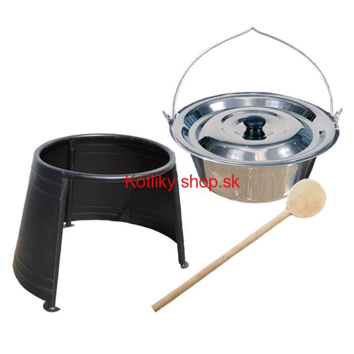 Antikorový kotlík 22 L + chránič plameňa
