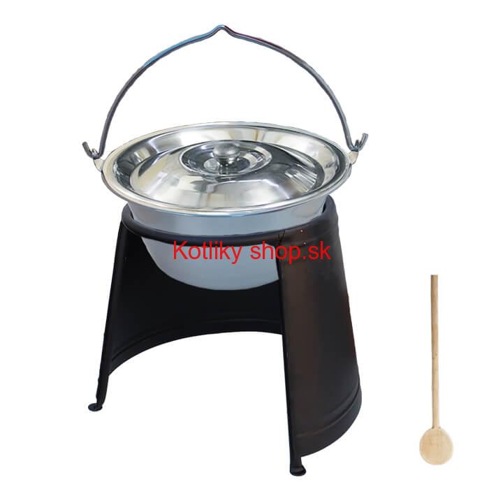 Antikorový kotlík 20 L (1,2 mm) + chránič plameňa