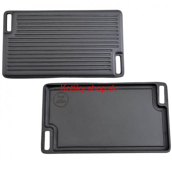 Liatinová grilovacia platňa 45 x 26 cm
