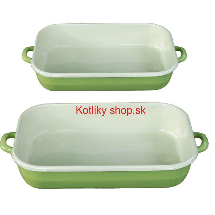 Smaltovane pekáče GREEN 2 ks