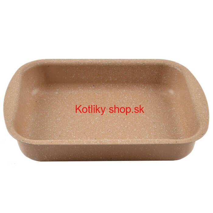 Pekáč s granitovým povrchom 34 x 24 cm hnedý Granit Line