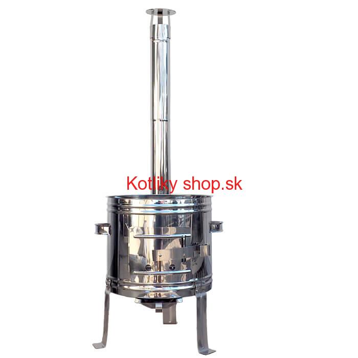 Nerezová kotlina s antikorovou úpravou 36 cm INOX