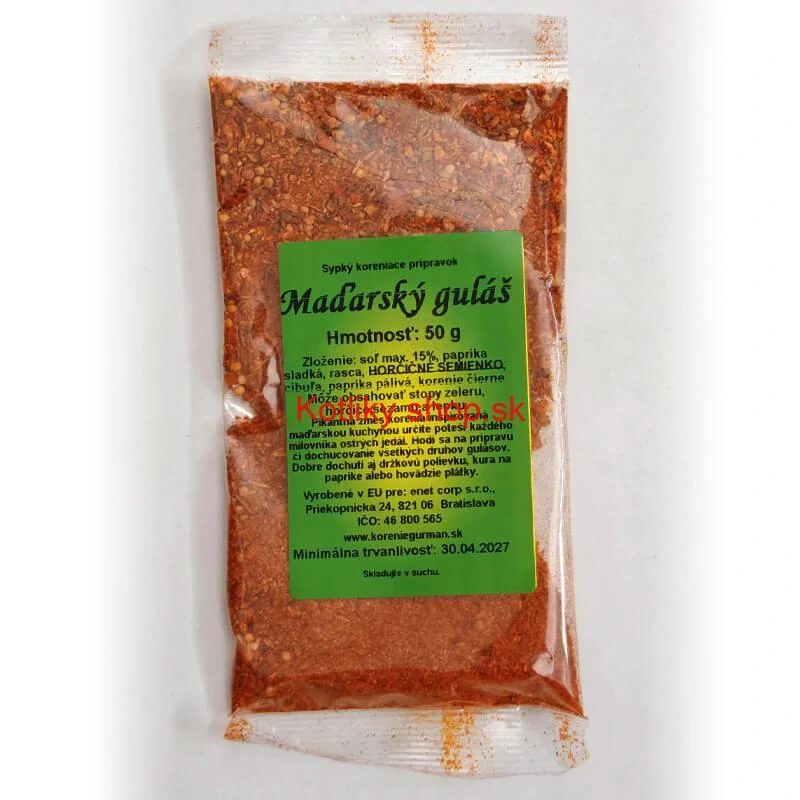Maďarský guláš - zmes korenia 50 g
