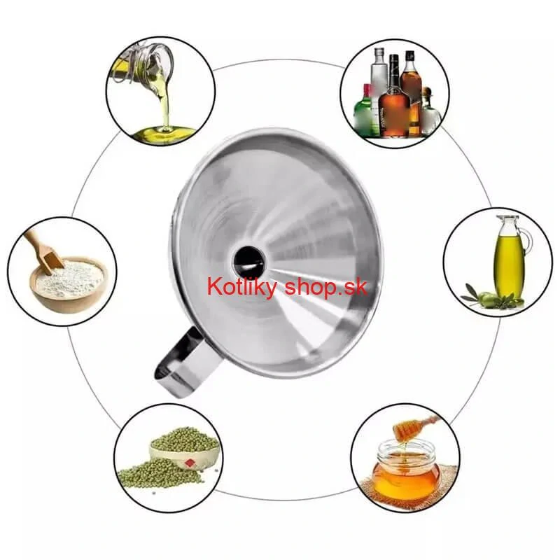 Nerezový lievik 14 cm