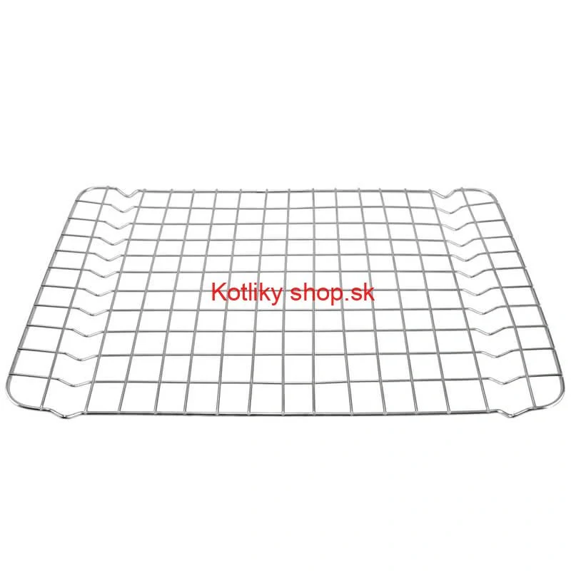 Nerezový rošt na pekáč na grilovanie a pečenie 39 x 25 cm