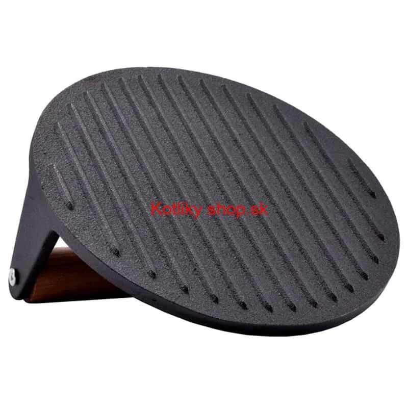 Liatinový lis na mäso 18 cm okrúhly HAMBURGER