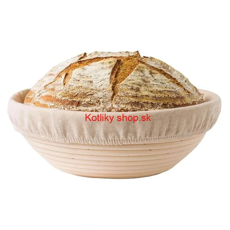 Ratanová miska na kysnutie chleba – okrúhla