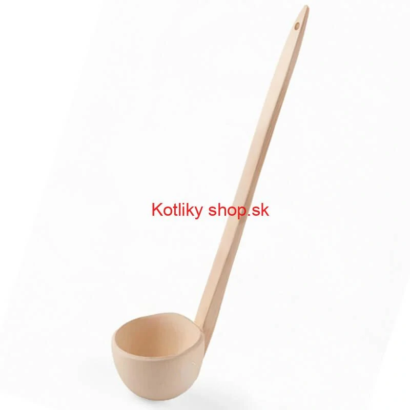 Drevená naberačka veľká 57 cm