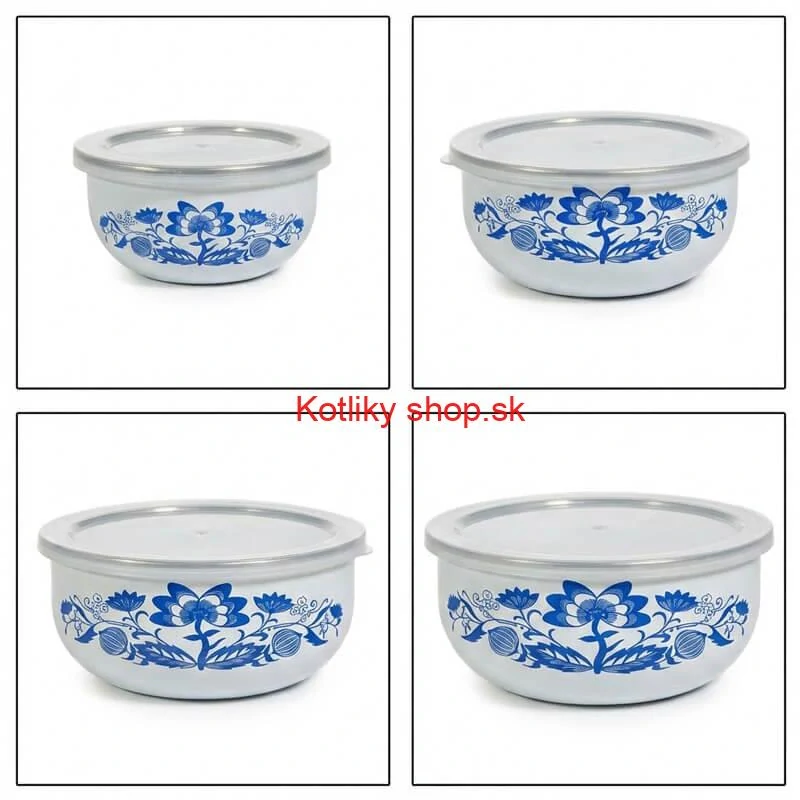 8-dielna sada smaltovaných misiek BELLY ONION