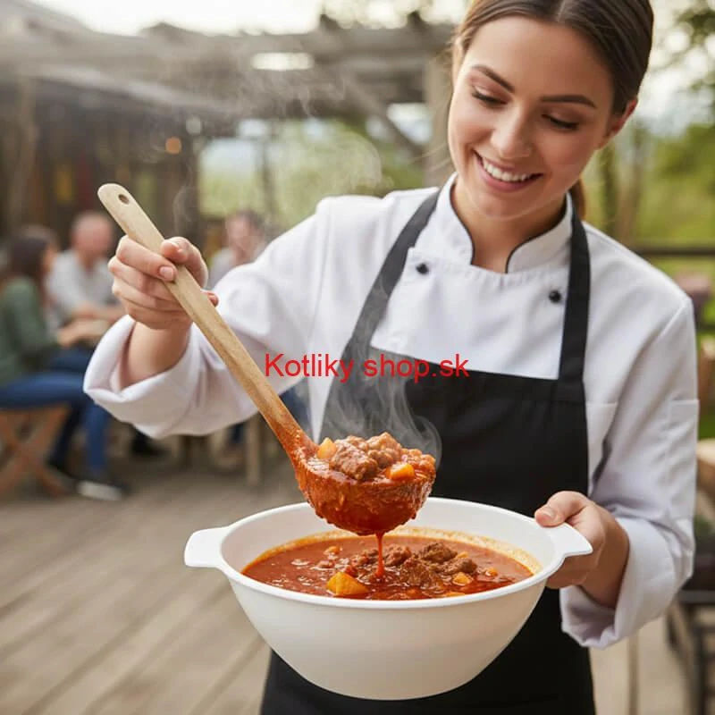 Sada 24 ks: Plastová miska na fajnový kotlíkový guláš a polievky – 500 ml