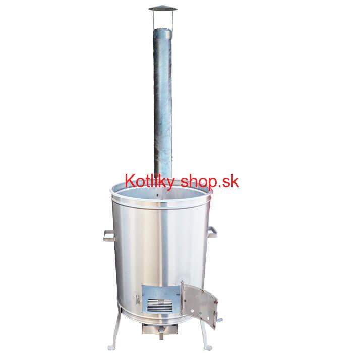 Nerezová kotlina 45 cm – Lux