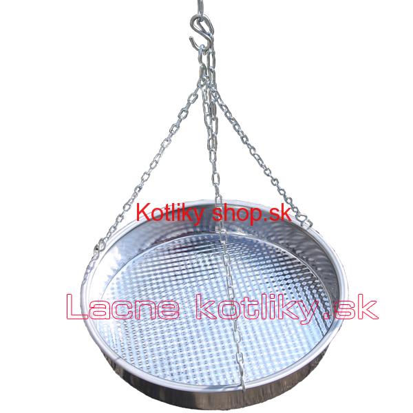 Nerezová panvica s retiazkou 42 cm