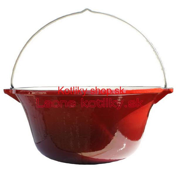 Liatinový kotlík 10,8 L – smaltovaný povrch