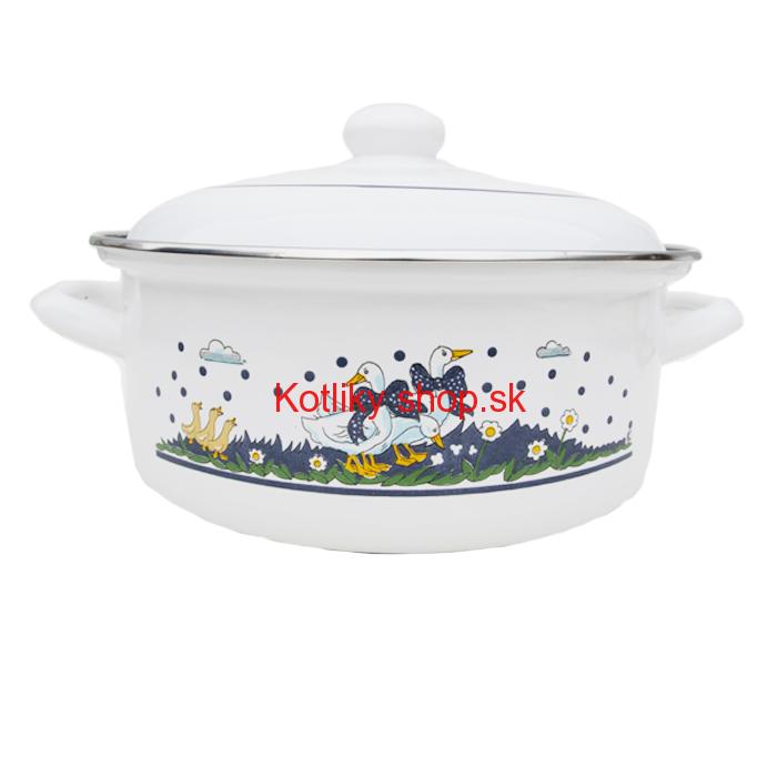 Smaltovaný kastról 16 cm