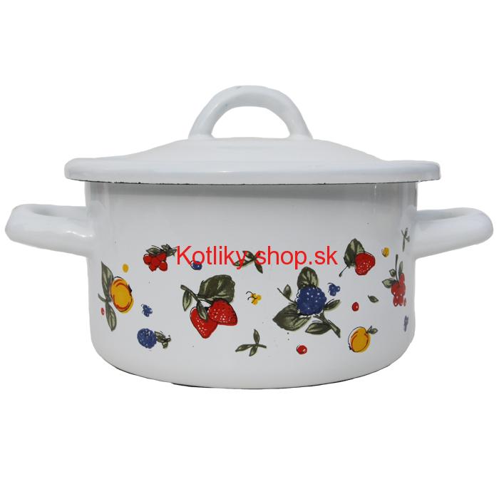 Smaltovaný kastról 14 cm (ovocie)
