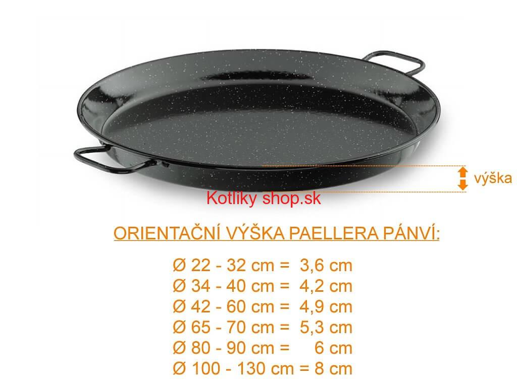 Paella panvica VACA SMALT 50 cm