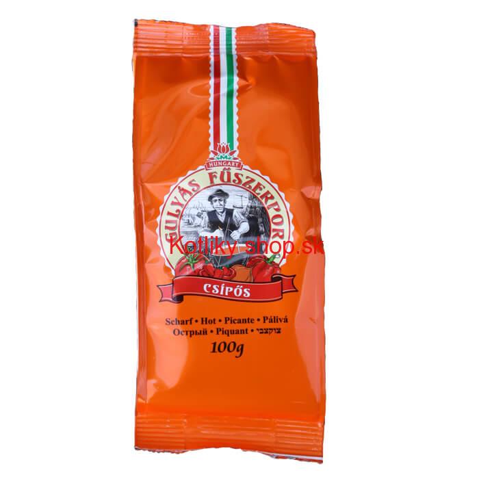 Paprikové korenie na guláš - štiplavé 100 g