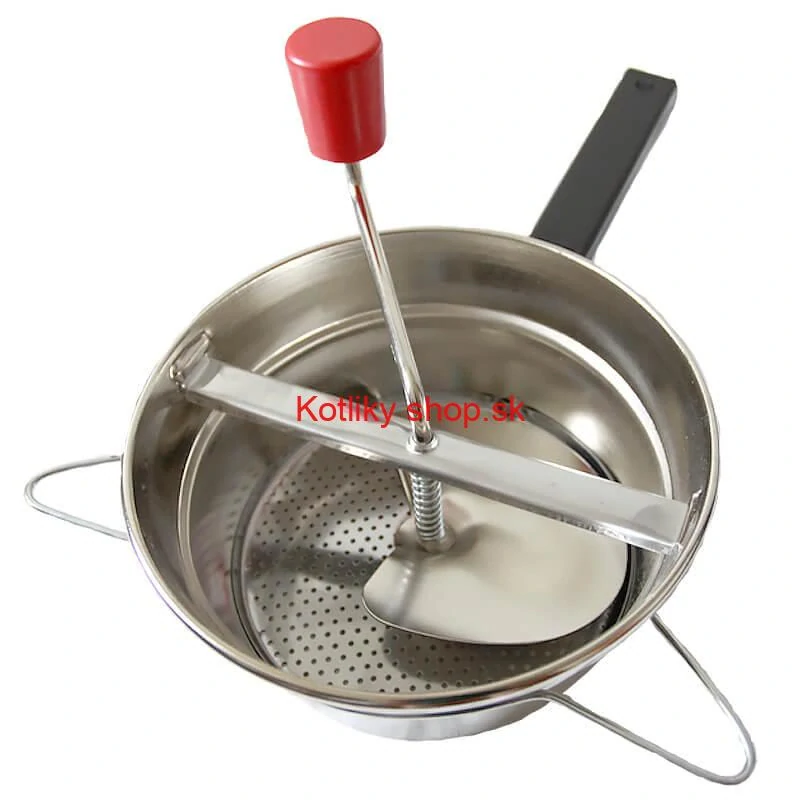 Pasírovač ORIGINAL z nehrdzavejúcej ocele – 3 výmenné sitá