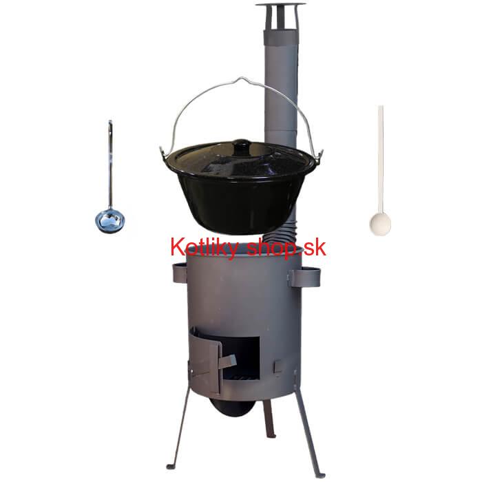 Smaltovaný kotlík 20 L + žiaruvzdorná kotlina 42 PLUS 600 4 MM