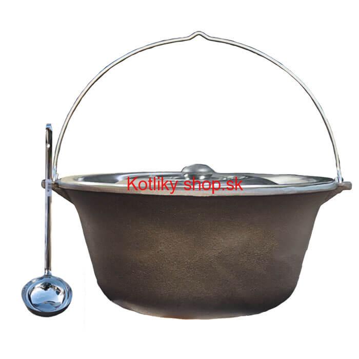 Liatinový kotlík 10,8 L + antikorová pokrievka