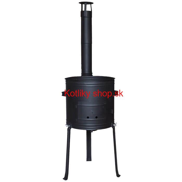 Kotlina 42 cm, vysoká + žiaruvzdorná farba Plus 700