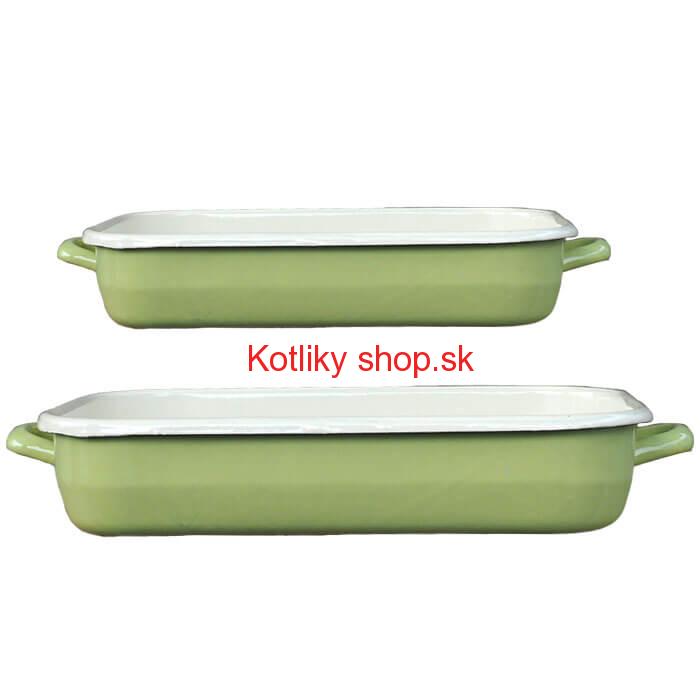 Smaltovane pekáče GREEN 2 ks