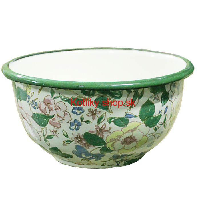 Smaltovaná vzorovaná miska 15 cm DECOR