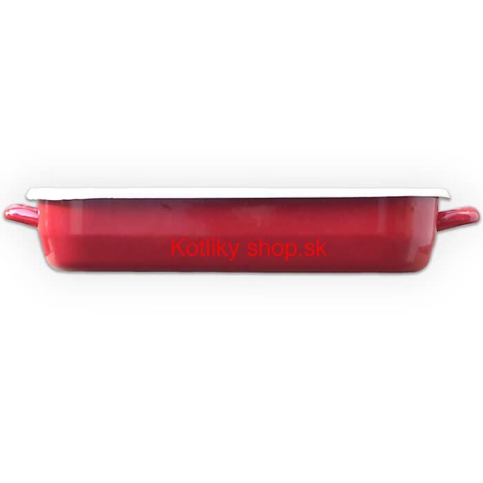 Smaltovaný pekáč 40 x 21,5 cm ČERVENÝ