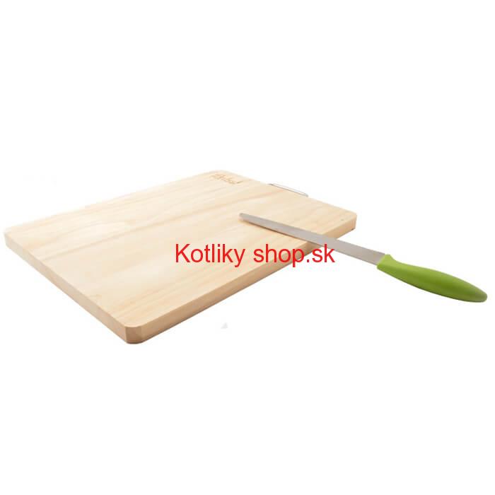 Drevená, masívna doska na krájanie 40 x 30 cm