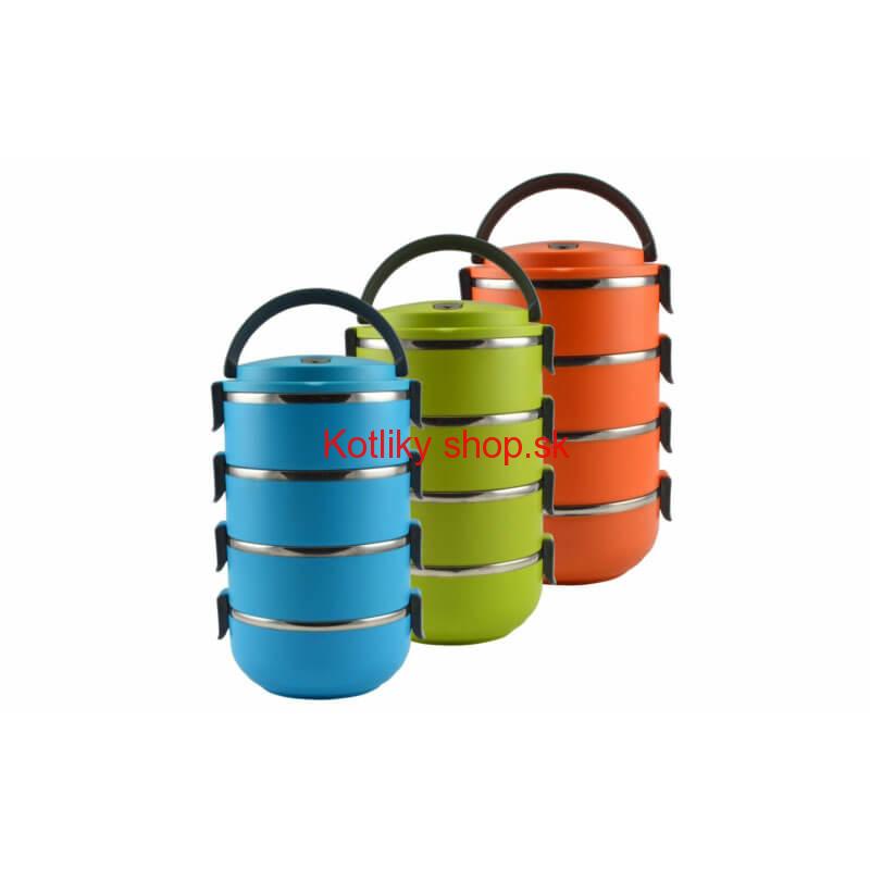 Jedlonosič - obedár 4 dielny zelený