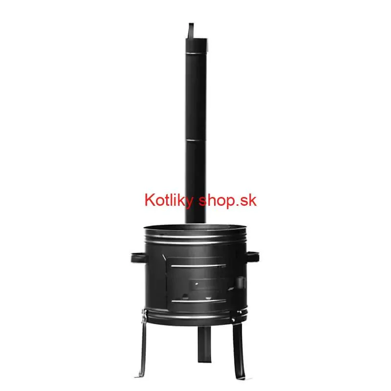 Smaltovaný kotlík 20 L (0,8 mm) + kovová kotlina 42 KOV + vareška + misky 12 ks