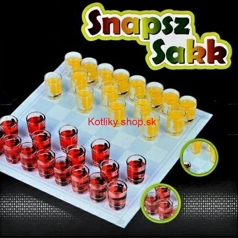 Šachová hra so štamperlíkmi