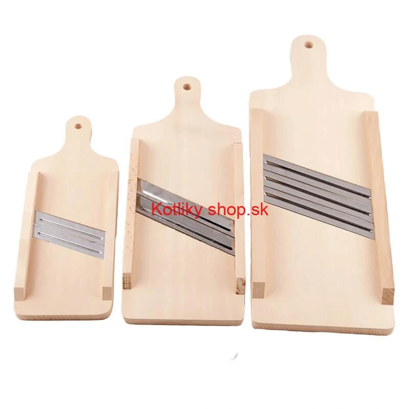 Ručný drevený krájač na kapustu (stredný)