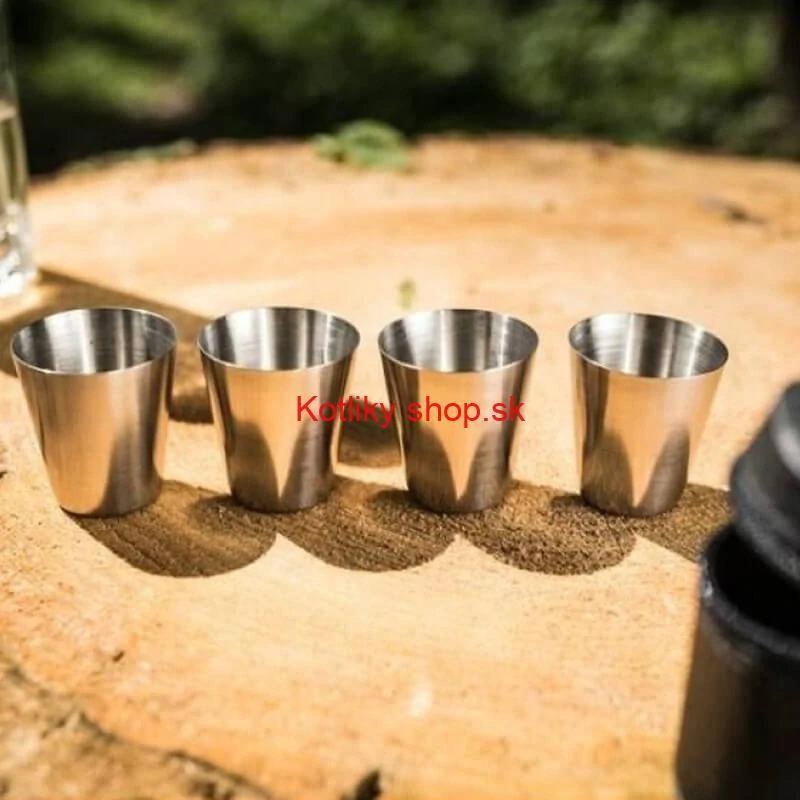 Turistické poháre v puzdre 4 ks 20 ml