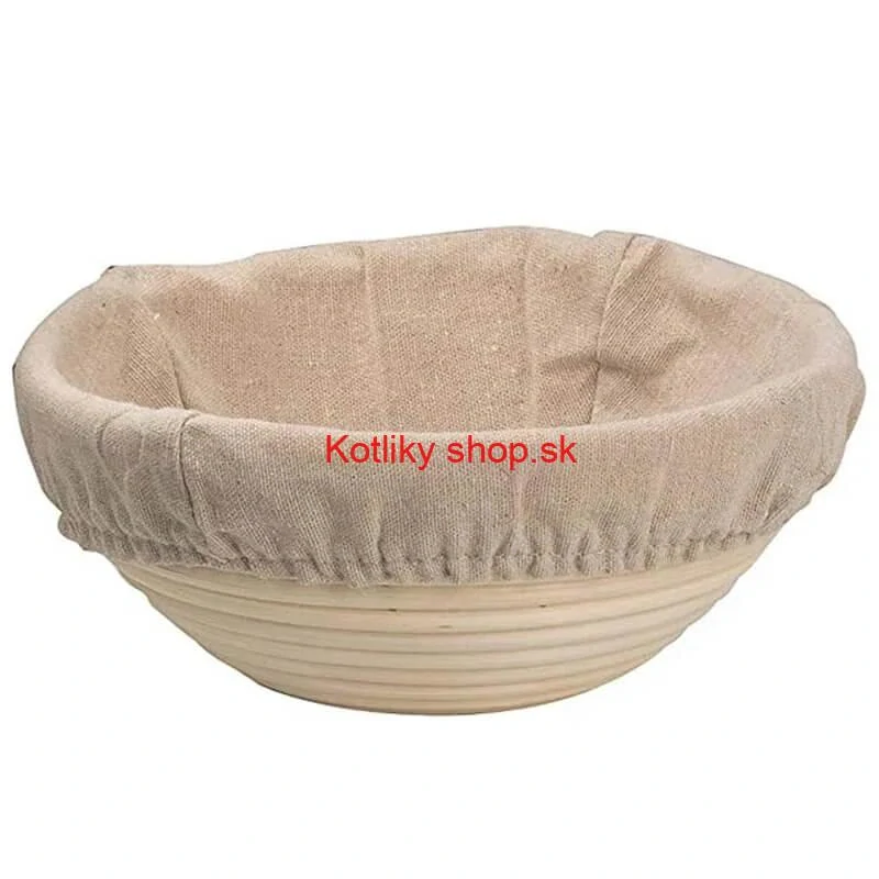 Ratanová miska na kysnutie chleba – okrúhla